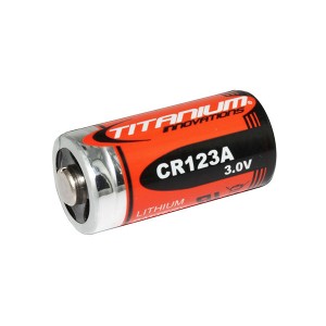 Titanium Innovations CR123A lithium battery