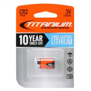 Titanium Innovations CR2 Battery Retail Card